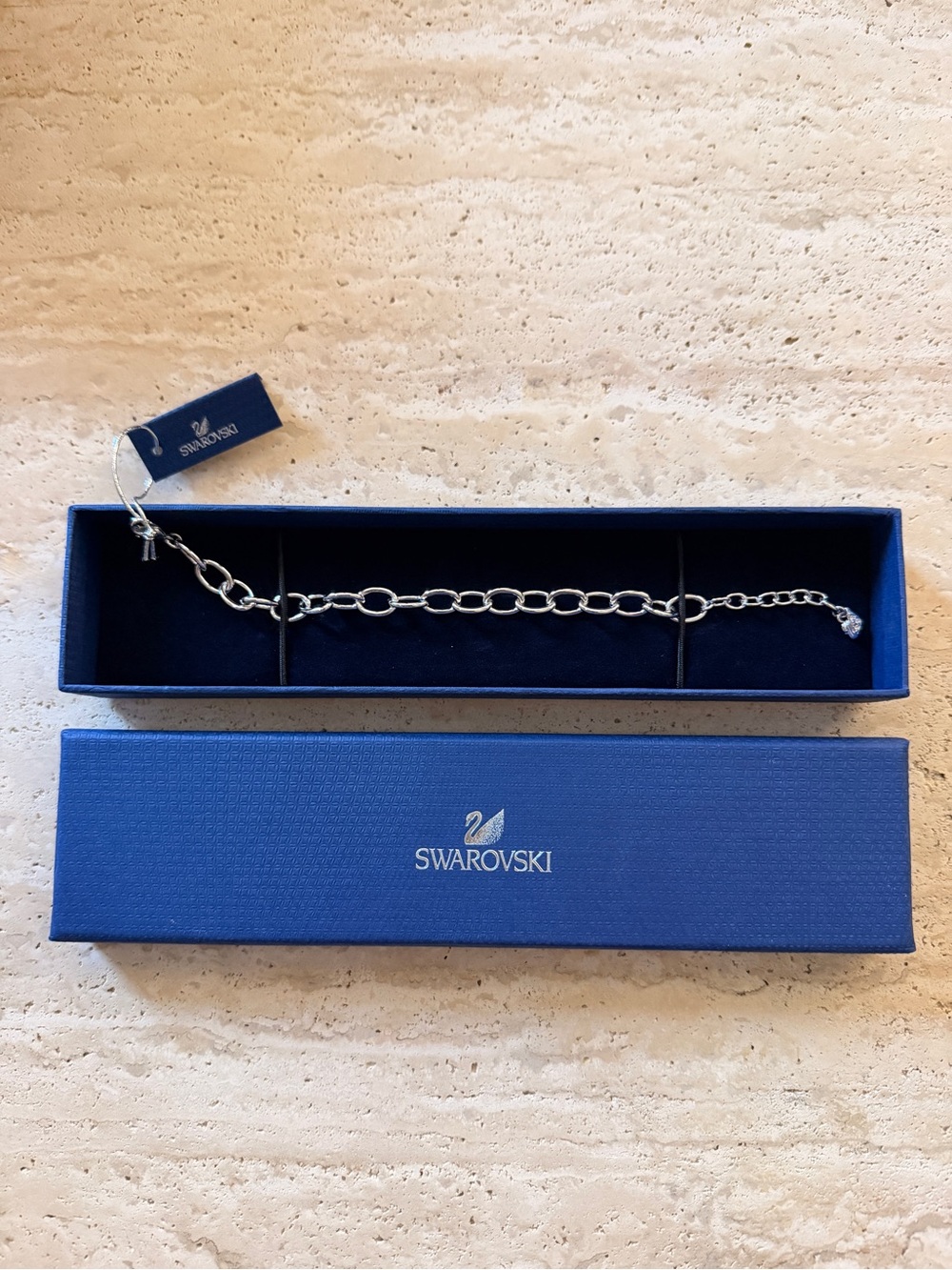 Swarovski Charmed Rhodium Plated Bracelet